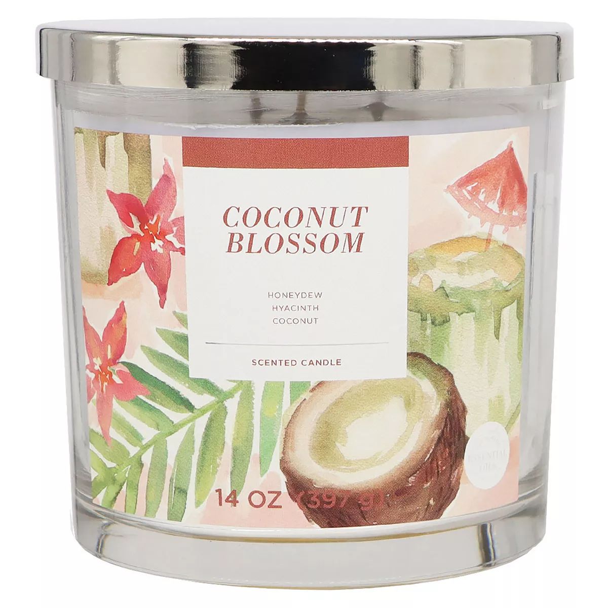 Sonoma Goods For Life® Coconut Blossom 14-oz. Single Pour Scented Candle Jar | Kohl's