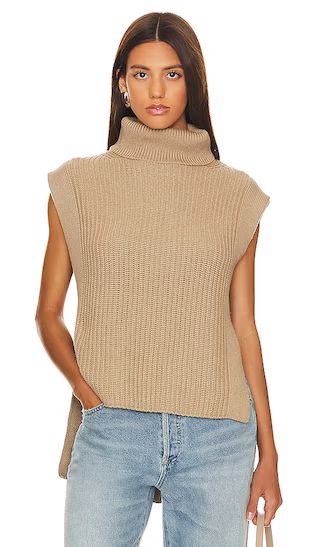 x Marianna Collin Turtleneck Pullover in Beige | Revolve Clothing (Global)