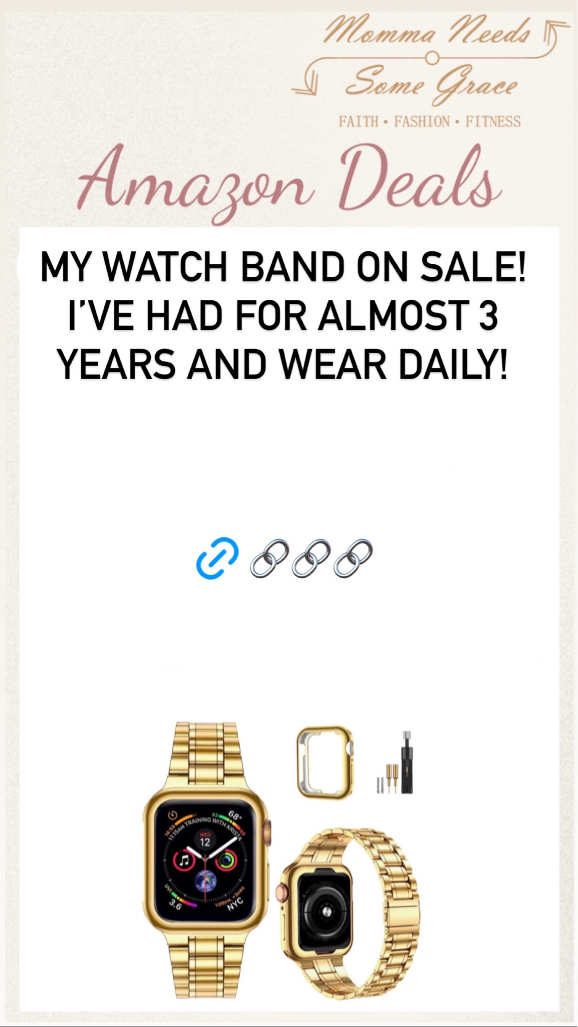 My watch band is on sale today!

#LTKFindsUnder100 #LTKStyleTip #LTKSaleAlert