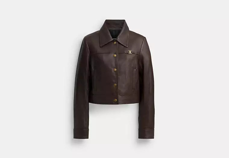 Heritage C Snap Front Shrunken Jacket | Coach (CA)