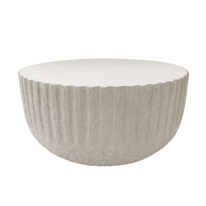 Textured Concrete Coffee Table | West Elm (US)