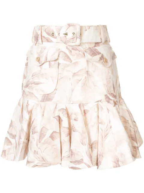 Saia Super Eight estampada | FarFetch (BR)