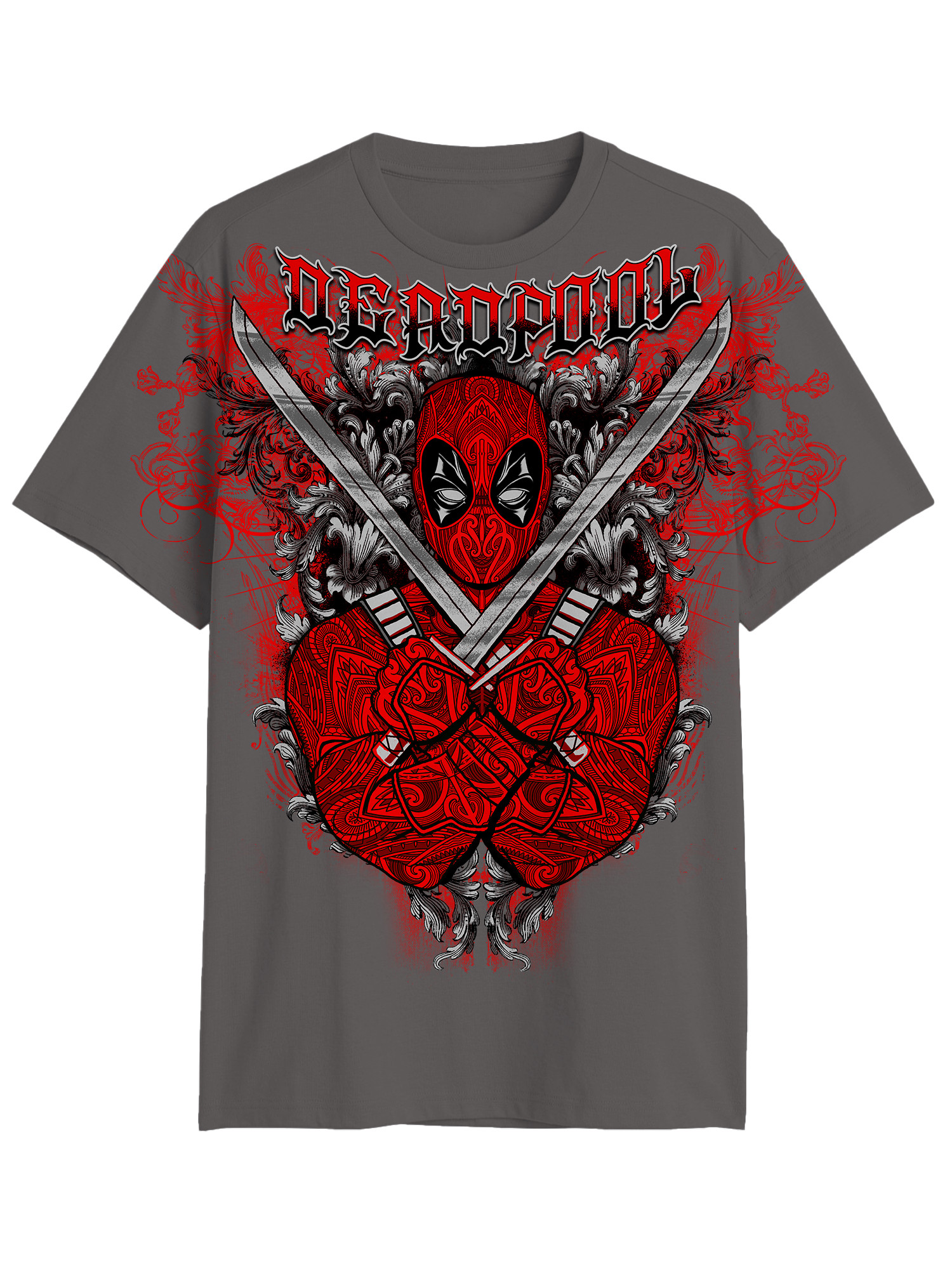 Deadpool Dead Swords, Mens Apparel Graphic Tee, Sizes XS-3XL | Walmart (US)