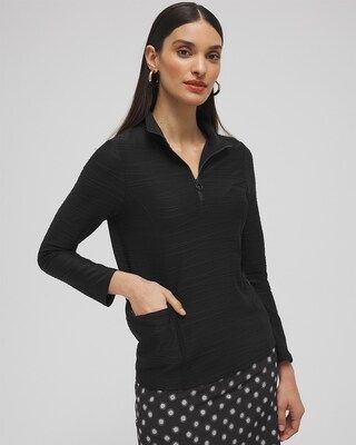 Zenergy® UPF Knit Jacquard Pullover | Chico's