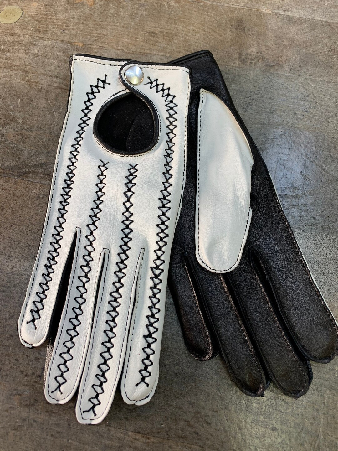 Glamour Leder Autohandschuhe / Damen / Mädchen / Frauen / Geschenk für Sie / Accessoires / Hoch... | Etsy (US)