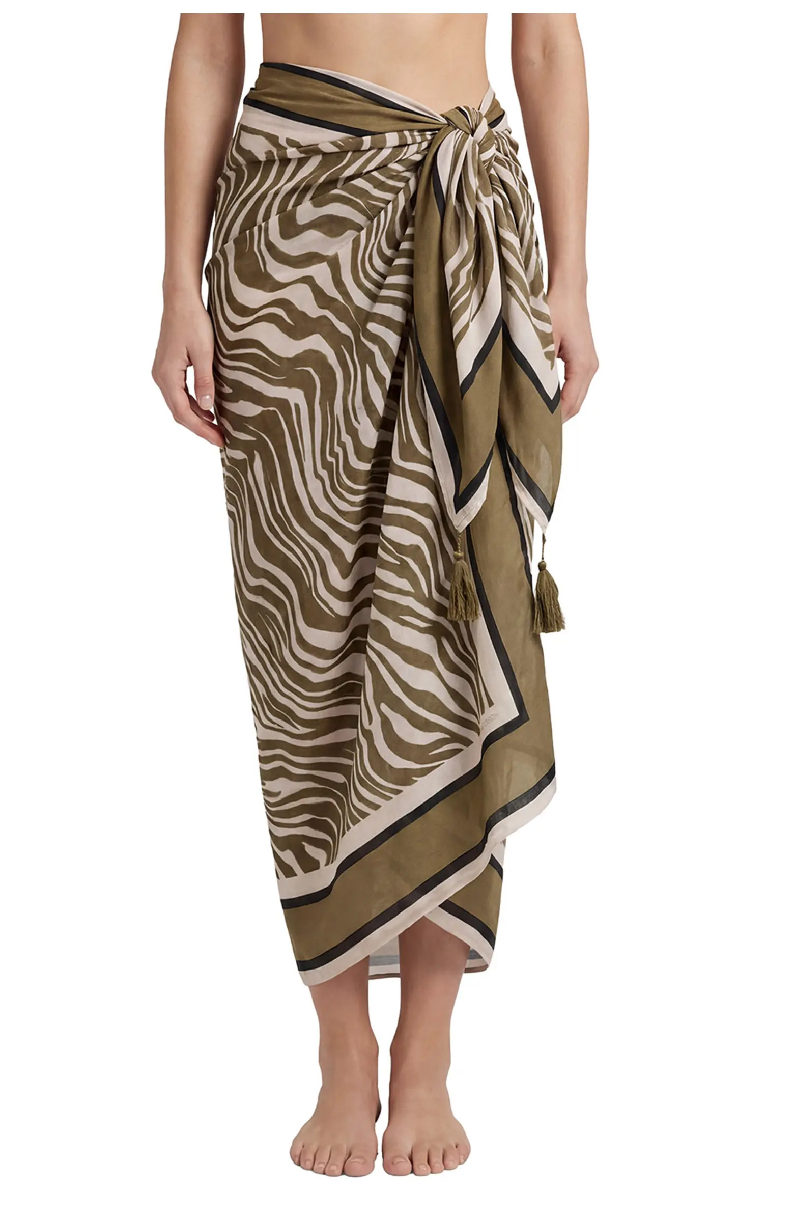 Melanie Border Print Pareo Cover-Up | Nordstrom