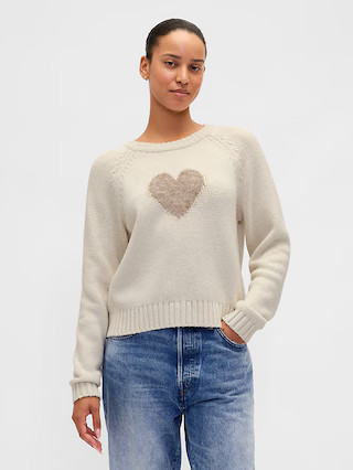 Cotton-Blend Raglan Crewneck Sweater | Gap (US)