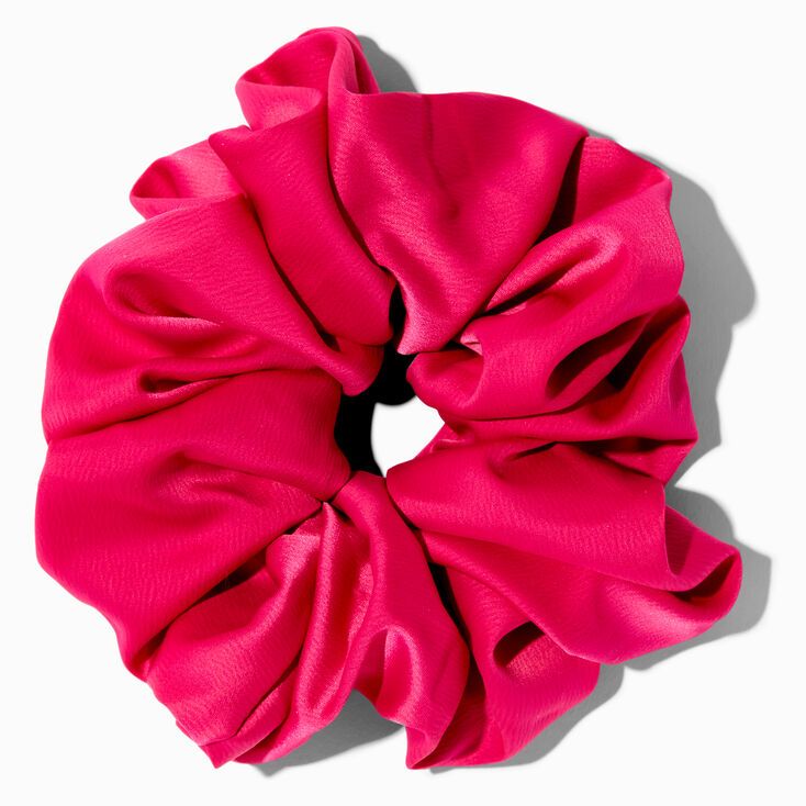 Giant Hot Pink Hair Scrunchie | Claire's (US)
