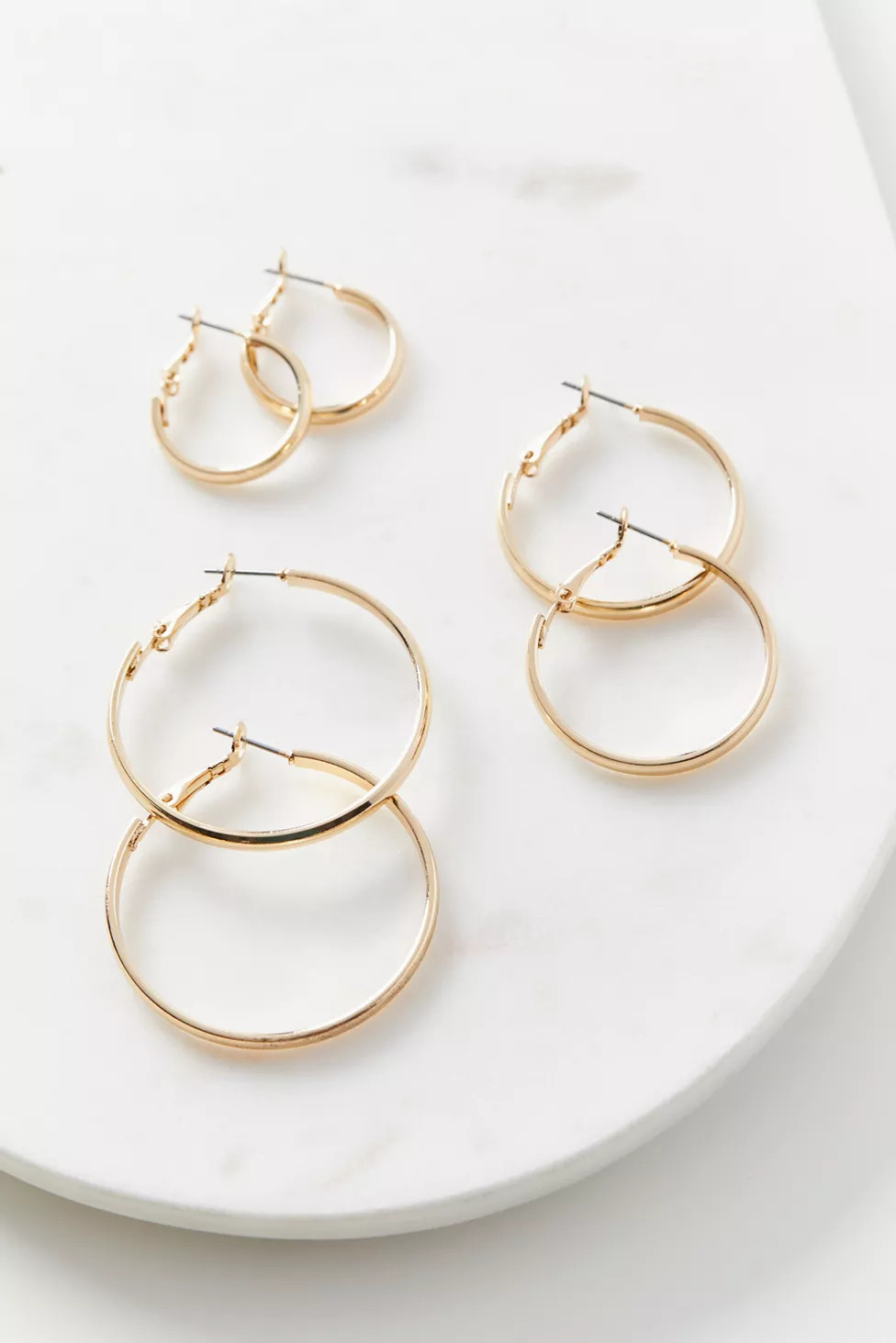 Thin Hoop Earring Set | Urban Outfitters (US and RoW)