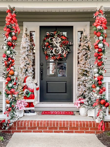 Holiday Door 
Holiday porch decor
Holiday rug
Christmas porch decor


#LTKunder50 #LTKHoliday