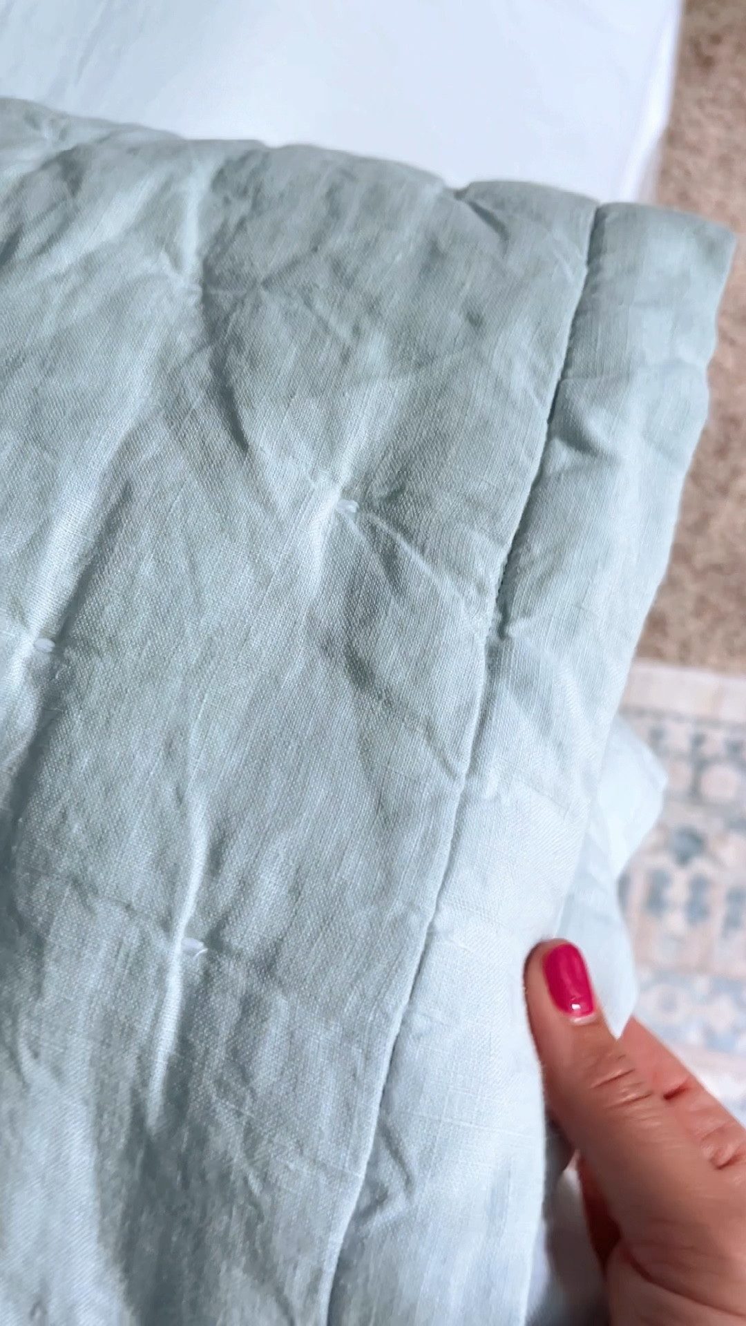 This Serena & Lily blue linen bedding brings effortless coastal style and soft, relaxed texture to your bedroom. I love how the rich blue paired with crisp white layers creates a breezy, designer-inspired coastal look.



#LTKHome #LTKU #LTKSaleAlert