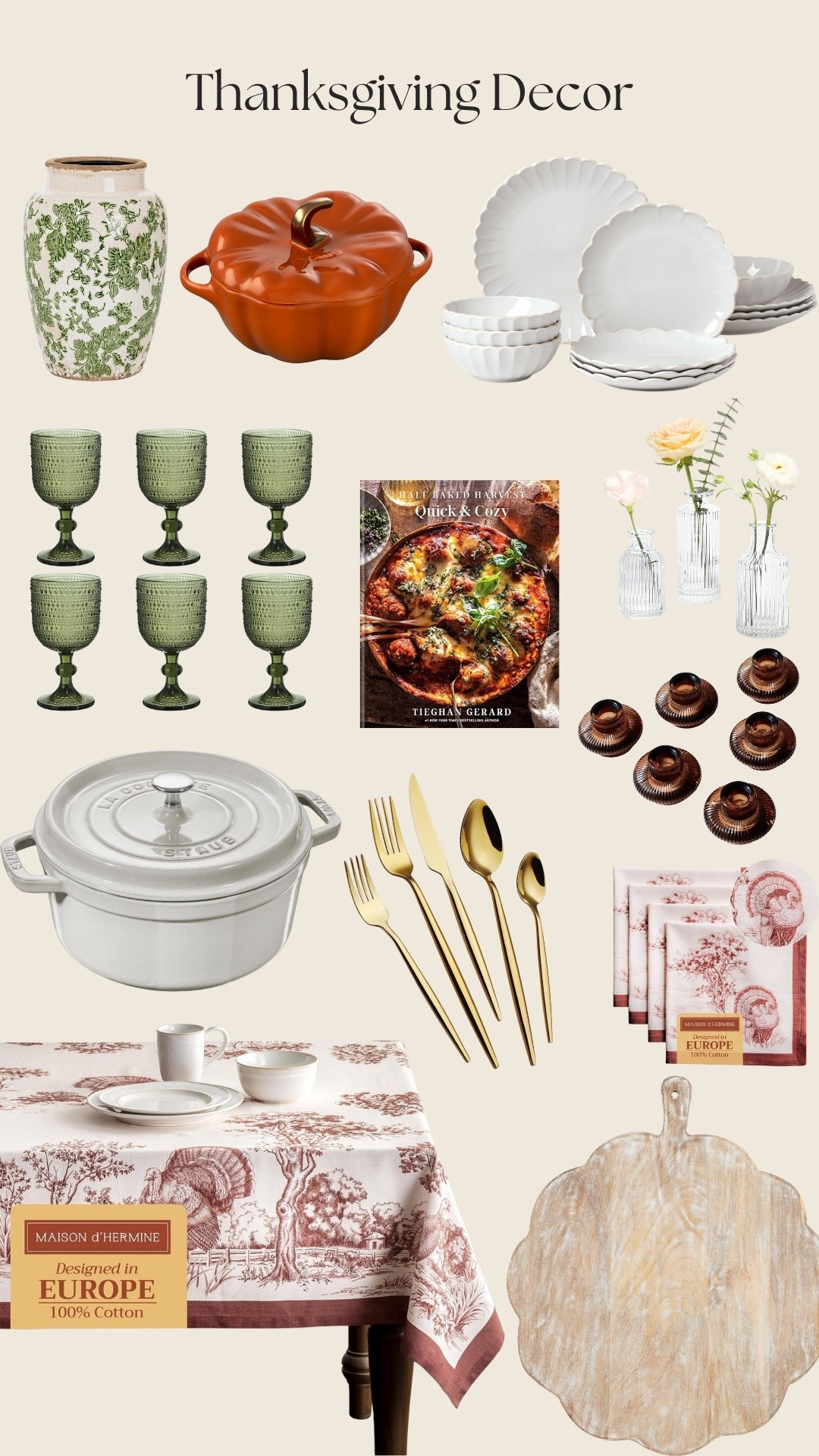 Thanksgiving decor to help you get ready for the holiday!tie

#LTKHome #LTKfoodie #LTKHoliday