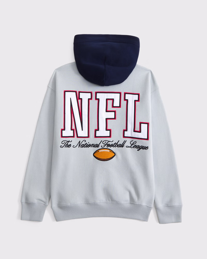 nfl graphic popover hoodie | Abercrombie & Fitch (US)