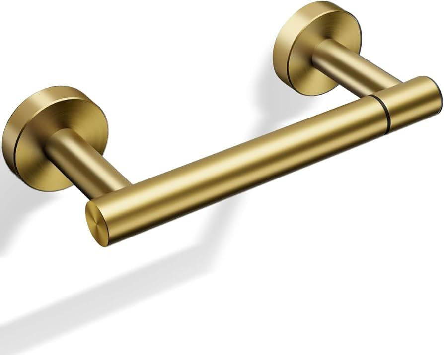 Day Moon™ Gold Toilet Paper Holder - Brushed Gold Toilet Paper Holder Wall Mount - Modern Toile... | Amazon (US)