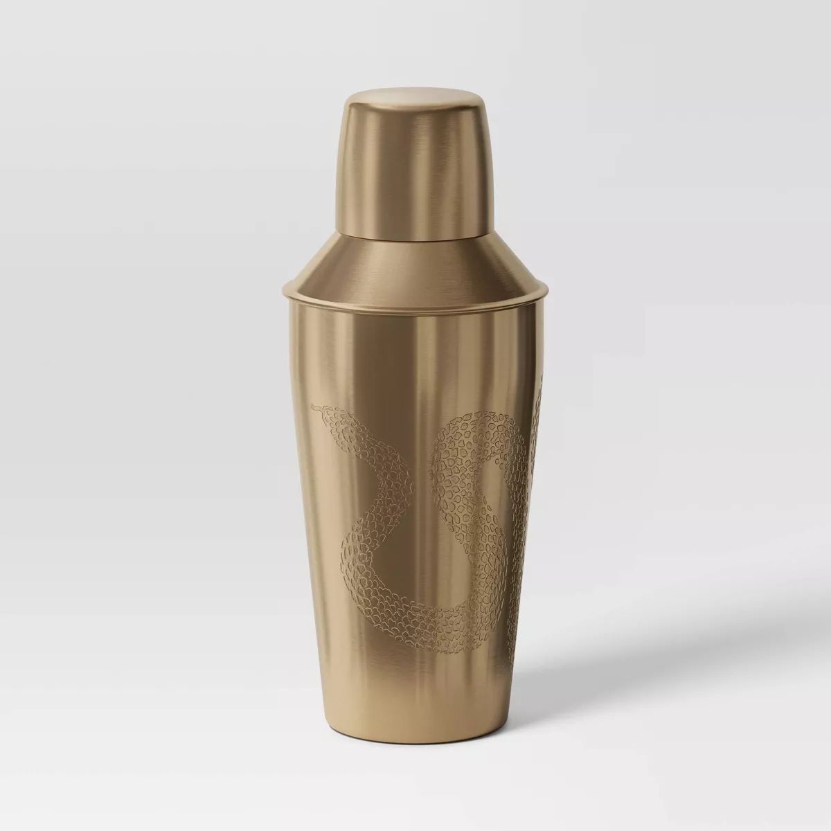 575ml Haloween Stainless Steel Snake Cocktail Shaker Gold - Threshold™ | Target