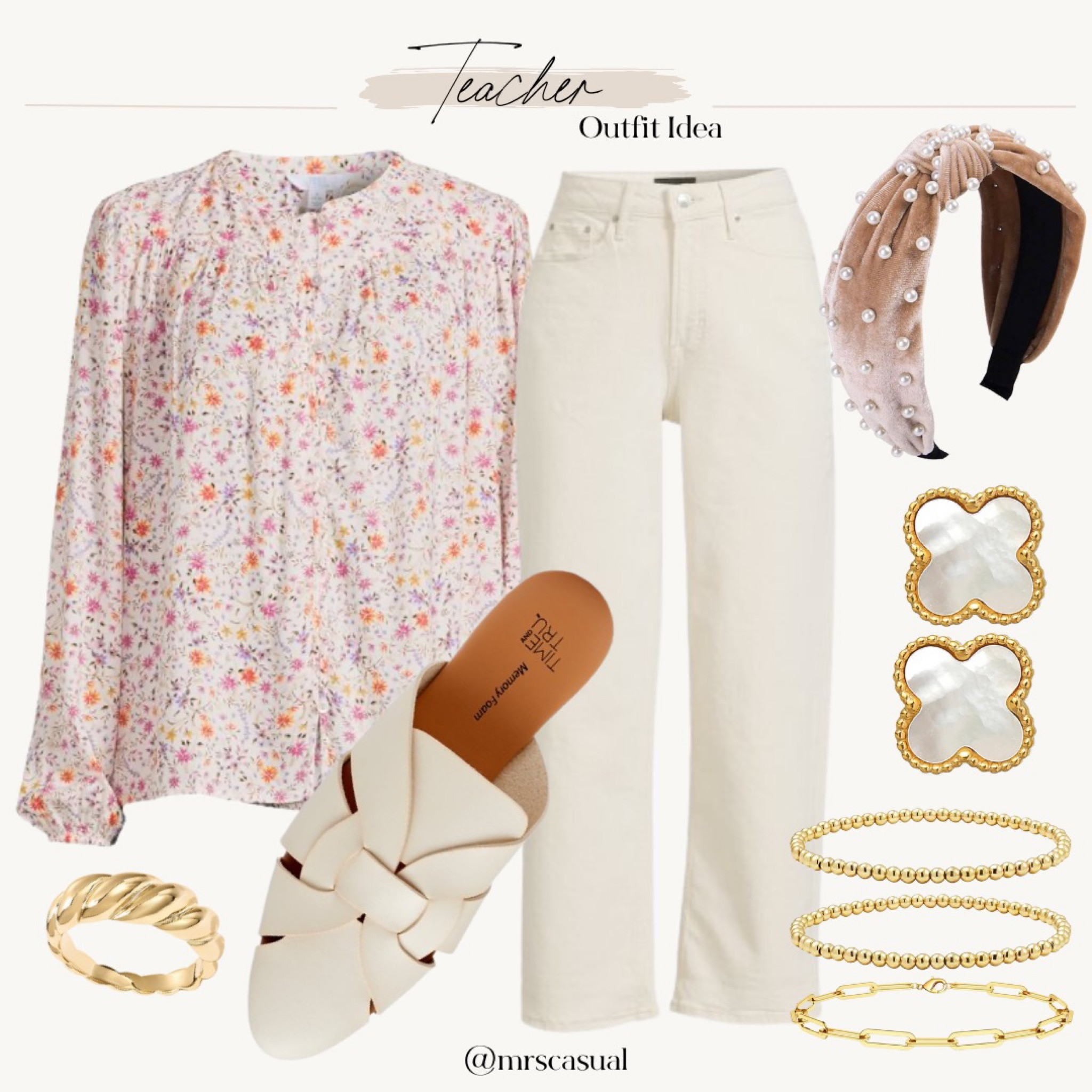 Spring casual teacher outfit idea Walmart #LTKFind

#LTKunder50 #LTKworkwear