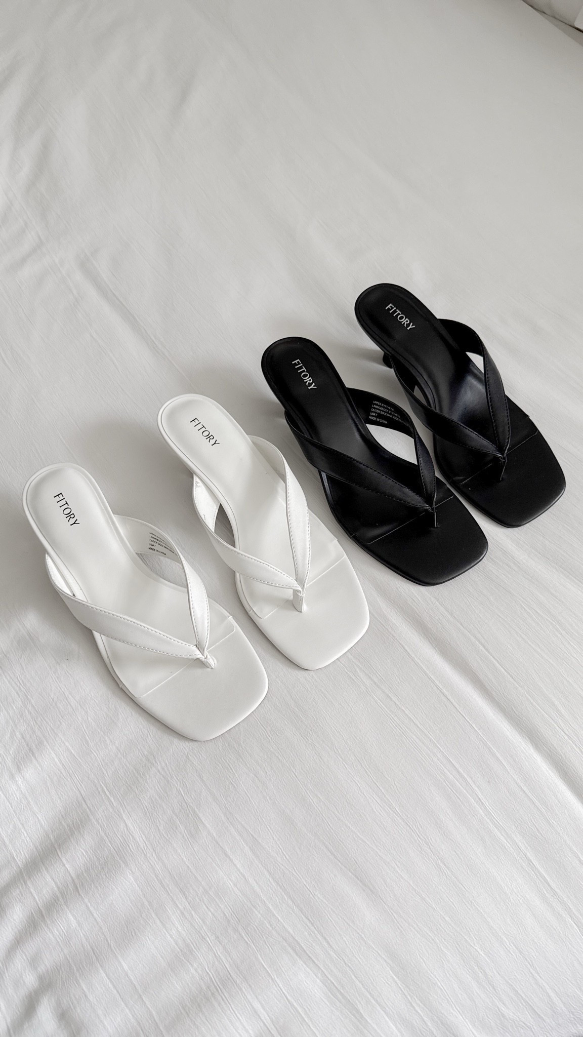 the perfect kitten heels for summer 🤍🖤

Comfy and run true to size. Currently on sale for under $40!

@Fitory #ad #fitoryshoes