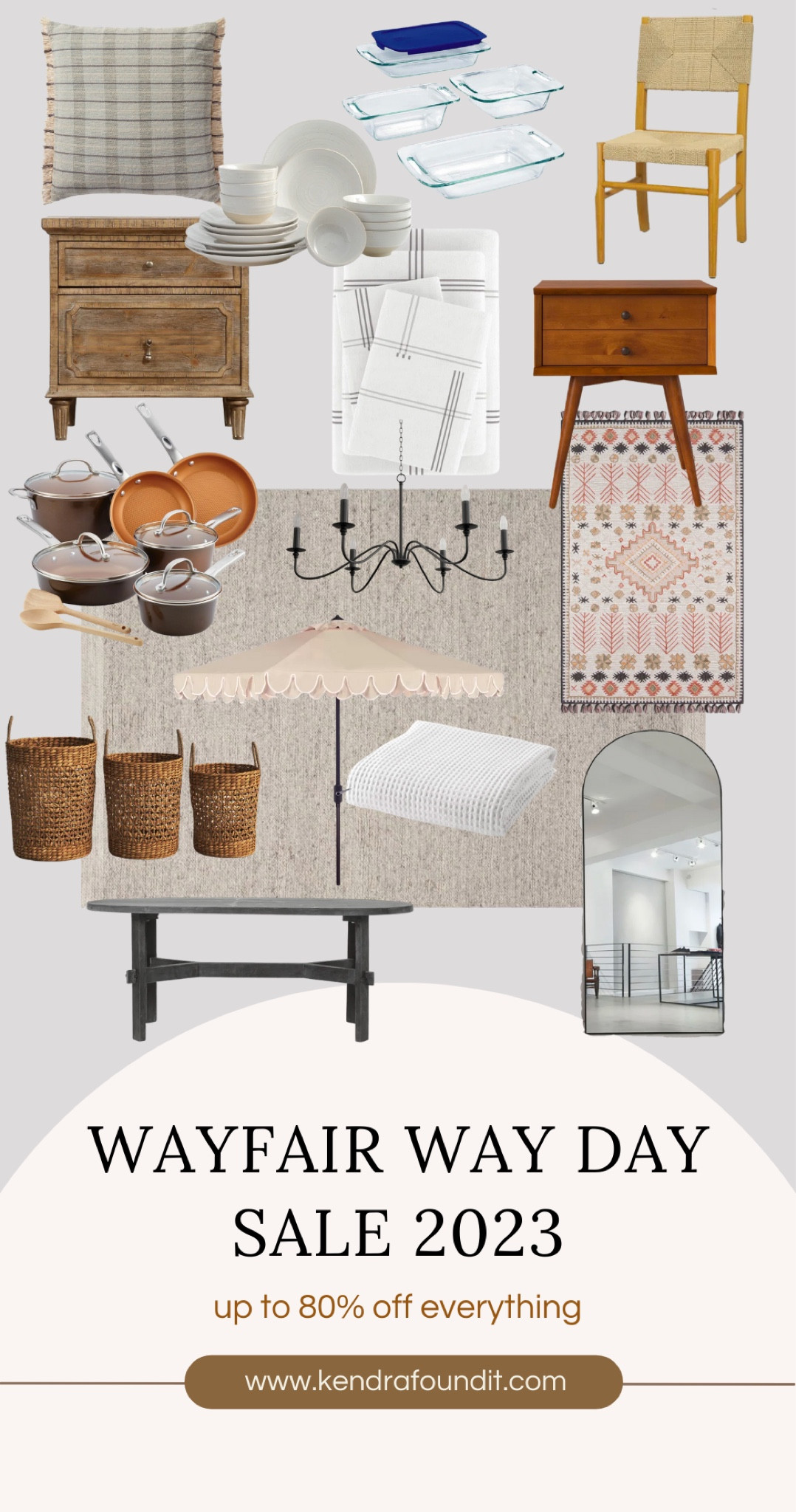#ad I’ve got the best Wayfair sale items for you! Way Day is back for 2023 and I’ve rounded up home decor deals that will help you decorate on a budget. We're talking an arched floor mirror, Loloi x Magnolia home pillows and rugs, rattan dining chairs, a neutral scalloped patio umbrella, and more. #sale #wayday #design #decor #wayfair #noplacelikeit #wayfairathome #dealoftheday #saleblogger #salealert #wayfairfinds #transitionaldecor #moderntraditional #homedecor #wayfairfinds #salealert #decoratingonabudget #moderntraditional #designonadime #luxforless #transitionaldesign #rug #carpet #deal #transitionalstyle #entryway #hallway #bedroom #californaicool #bedding
Modern traditional home decor. Wayfair sale finds. Wayfair finds. Affordable home decor. Transitional lighting. Affordable bakeware. Arched floor mirror. Deal of the dale. Sale blogger. Home decor on a budget. Wool rug. 

#LTKhome #LTKunder50 #LTKunder100