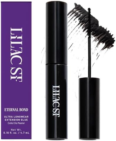 Lilac St - Eternal Bond (Black) - Lash Cluster Glue - Mini Mascara Wand Applicator - Strong & Fle... | Amazon (US)