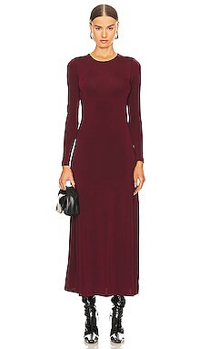 ALLSAINTS Katlyn Maxi Dress in Winter Orchid Red from Revolve.com | Revolve Clothing (Global)