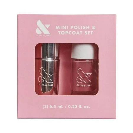 Mini Nail Polish + Top Coat Duo Set | Walmart (US)