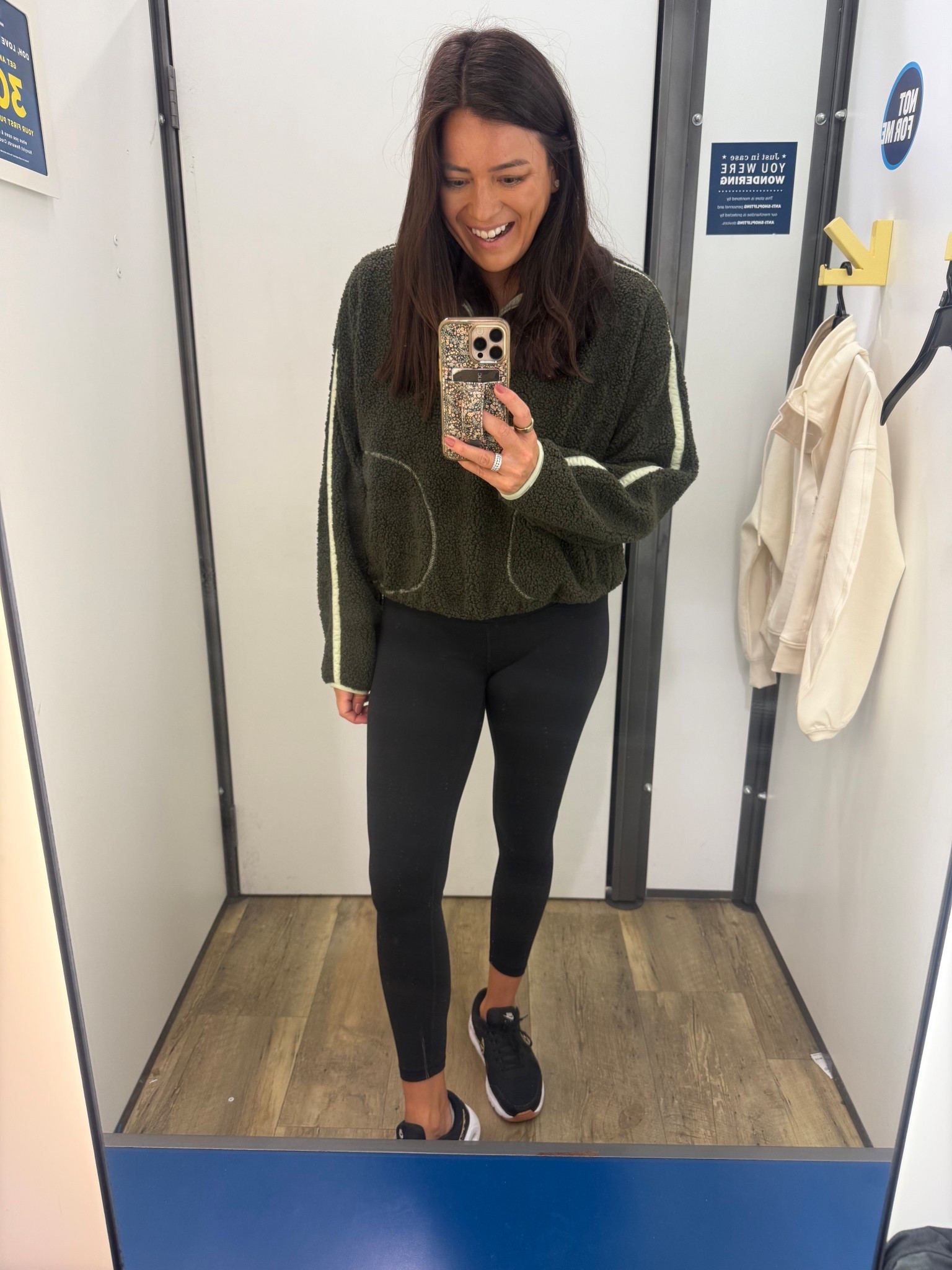 Perfect Sherpa for fall! I’m in my TTS medium. The green is super pretty in person! 

#LTKStyleTip #LTKFindsUnder50