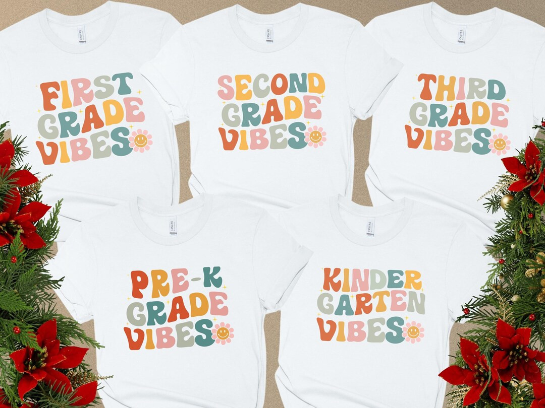 First Garde Vibes Second Grade Vibes Third Grade Vibes PRE - Etsy | Etsy (US)