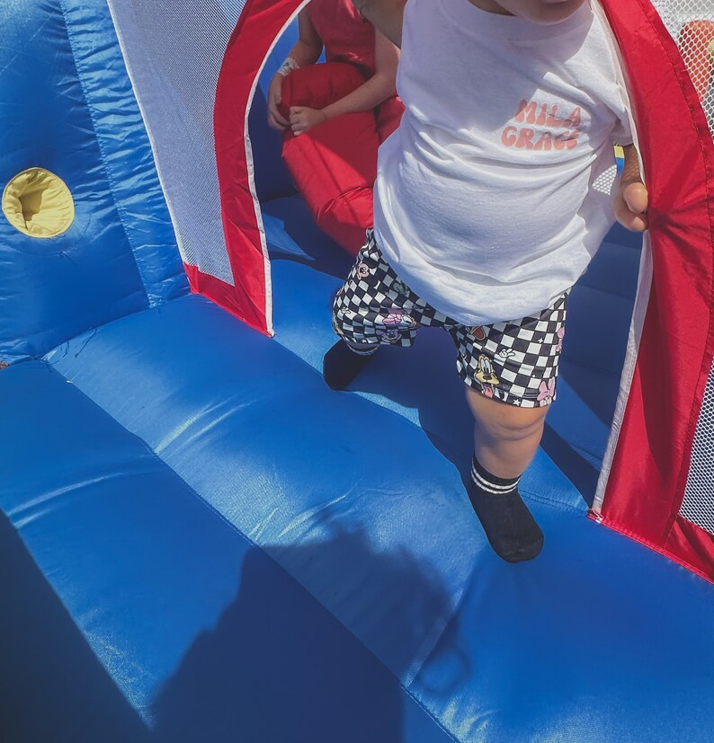 Mickey & Friends Checkered Boy Shorts| Mickey Mouse Shorts| Vans | Magic Kingdom Outfit| Disney S... | Etsy (US)