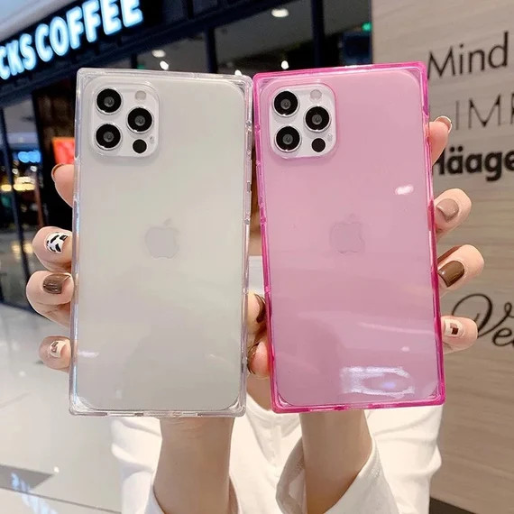 Square Transparent Jelly Case | Etsy (CAD)