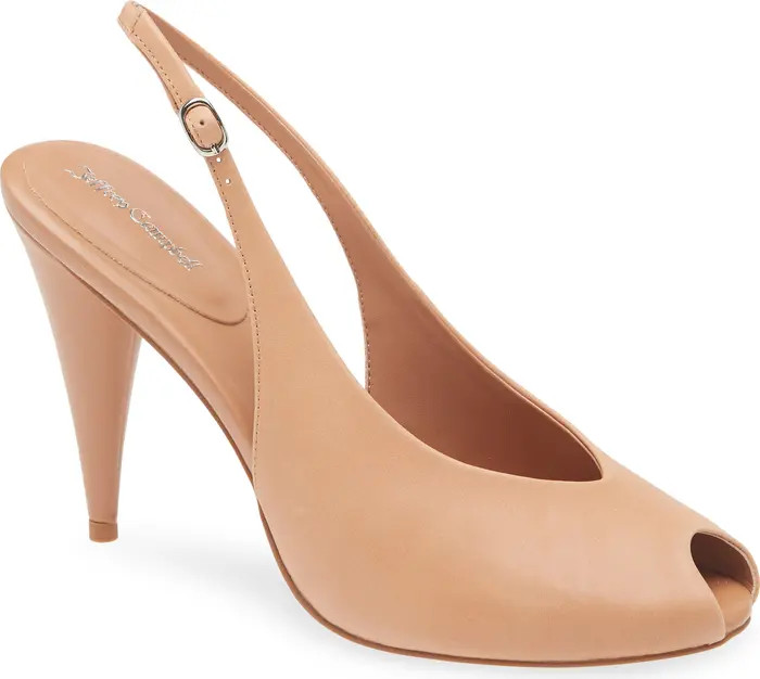 Snoah Slingback Peep Toe Pump (Women) | Nordstrom