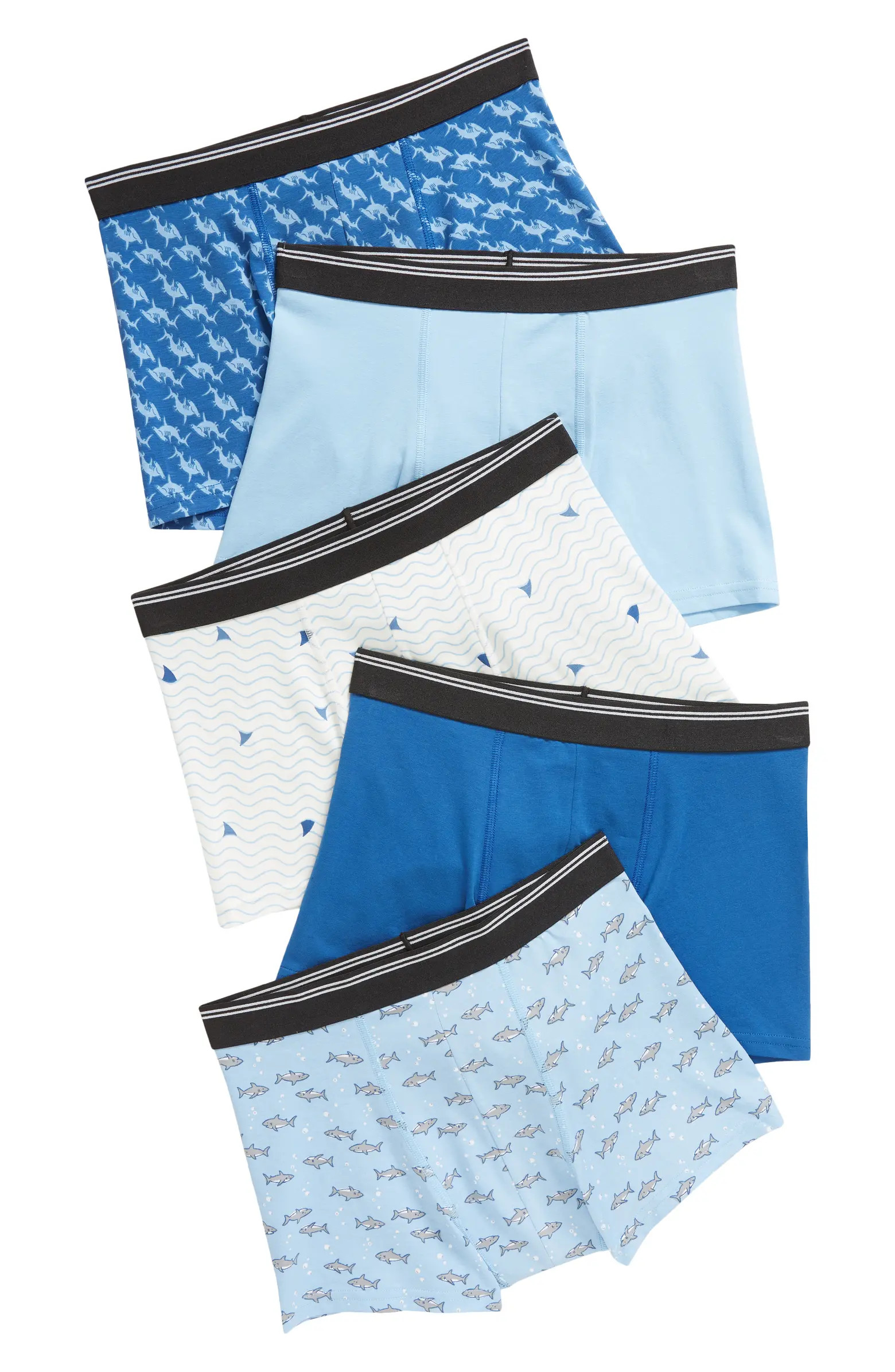 Kids' Assorted 5-Pack Boxer Briefs | Nordstrom