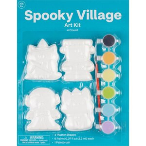 Spooky Village Halloween Art Kit, 4 ct | CVS Health