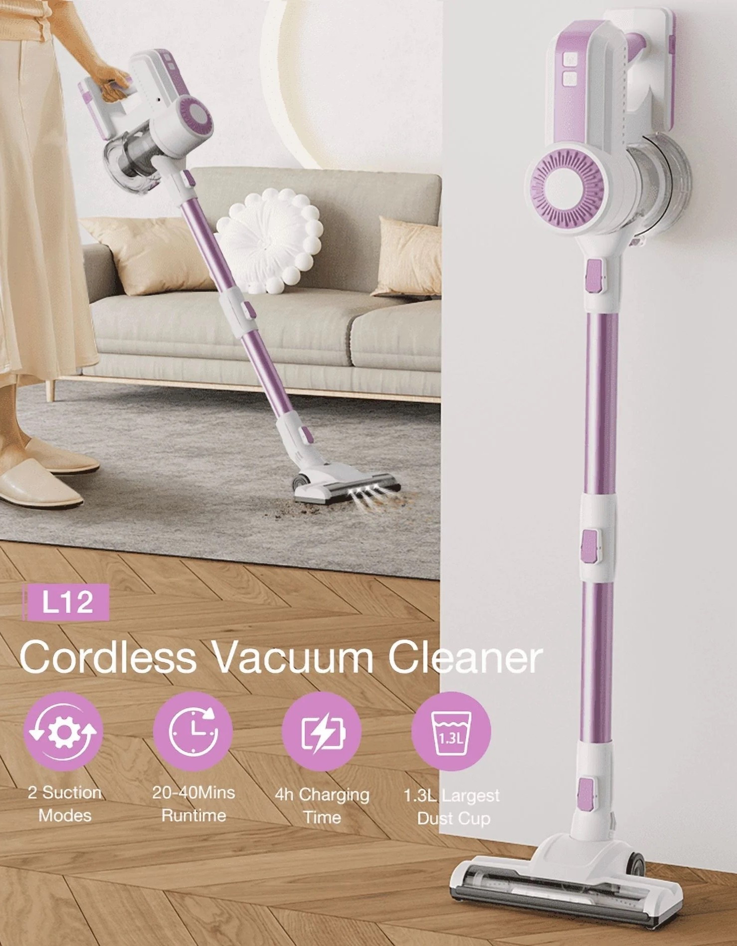 Pink dreams do come true ✨ This pink cordless vacuum cleaner is on sale for $61.29. (original price $249.99) 

#LTKGiftGuide