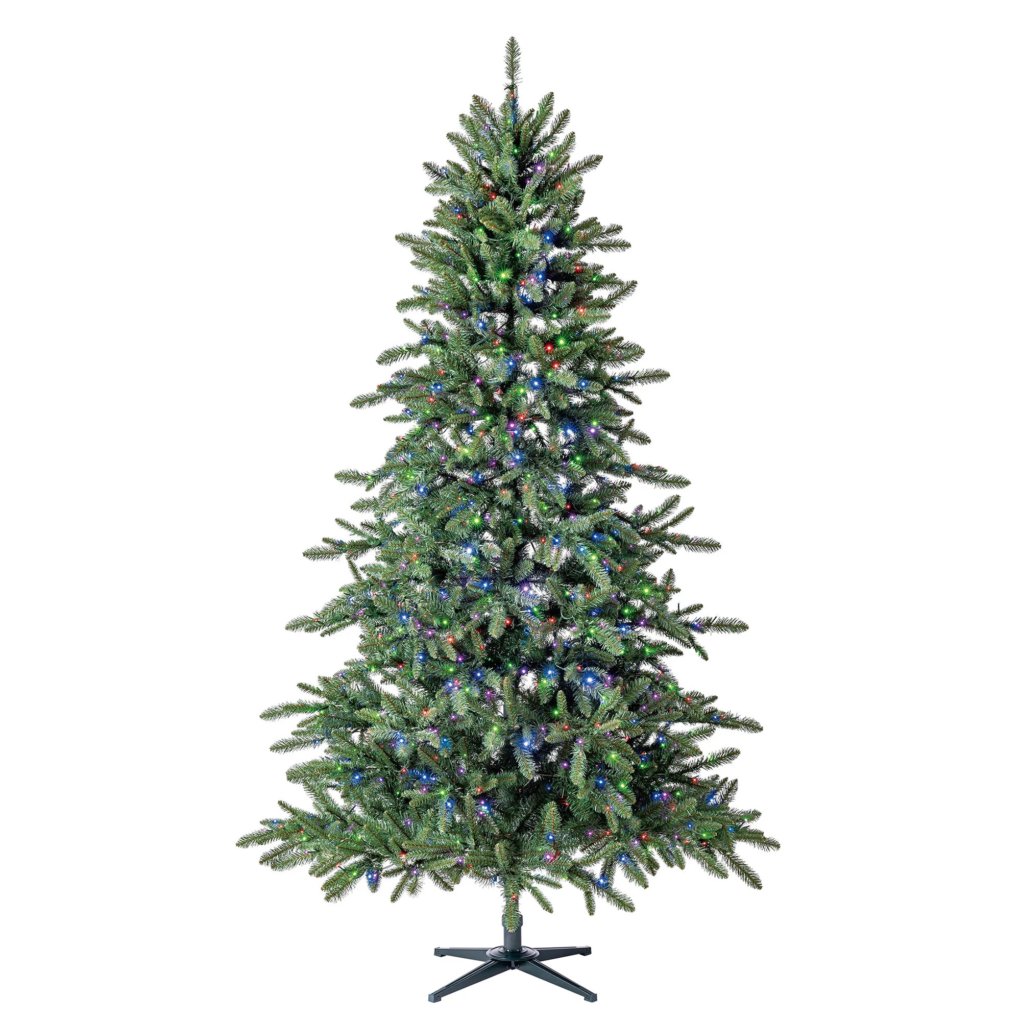 Holiday Time Milford Index 7.5' Pre-Lit Regular Full Quick Set® Pine Christmas Tree - Green, 157... | Walmart (CA)