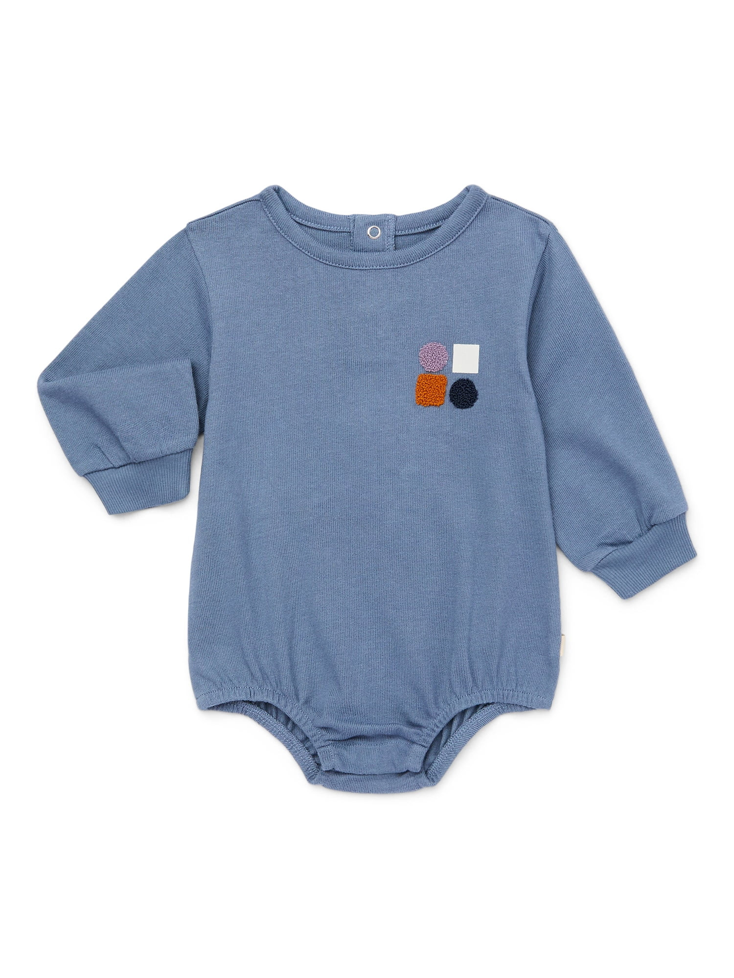 easy-peasy Baby Long Sleeve Dumpling Bodysuit, Sizes 0-24 Months | Walmart (US)