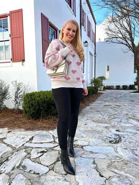 My heart sweater is under $50. I’m wearing a large and it fits true to size.


Winter fashion, Valentine’s Day, Casual style


#LTKfindsunder50 #LTKGiftGuide #LTKSeasonal