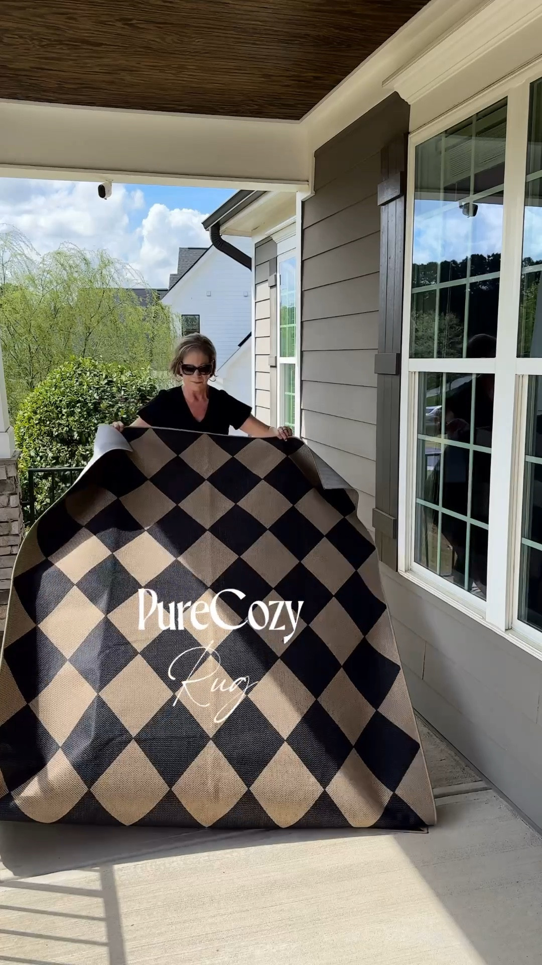 My new outdoor rug for this spring and summer!! Loving the diamond print. The size is 5’x7’. My outdoor pillow covers are 18”x18”.

Outdoor area rug, outdoor pillow covers, pillow inserts, rechargeable leaf blower, outdoor furniture, cedar trees, boxwood topiary balls

#LTKstorytime #LTKSeasonal #LTKHome