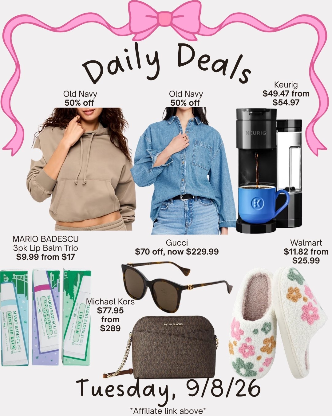 Daily deals

#LTKMidsize #LTKSaleAlert #LTKootd