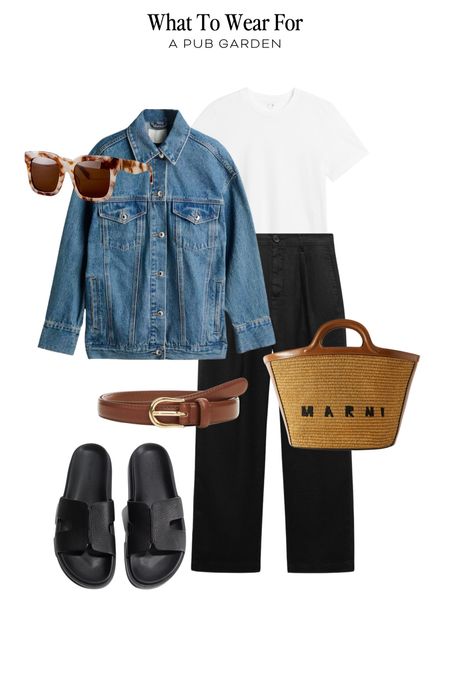 Spring outfits 🧺 

Denim jacket, casual style, high street fashion, comfy outfit, sandals for spring, summer, tan accessories 

#LTKSeasonal #LTKeurope #LTKstyletip