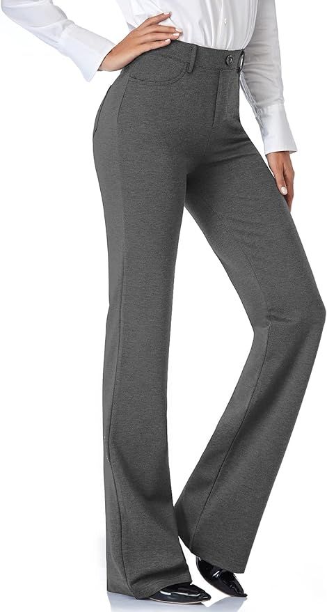 Tapata Women's 28''/30''/32''/34'' Stretchy Bootcut Dress Pants with Pockets Tall, Petite, Regula... | Amazon (US)