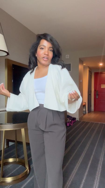 We love a good business casual outfit! My trousers are currently 40% off at checkout! I’m wearing a size 2 regular length (wearing with heels).

#LTKSaleAlert #LTKStyleTip #LTKFindsUnder100