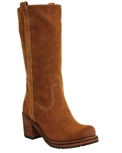 Cleo + Wolf Women's Scout Suede Fashion Boot Round Toe Cognac 7 M | Amazon (US)