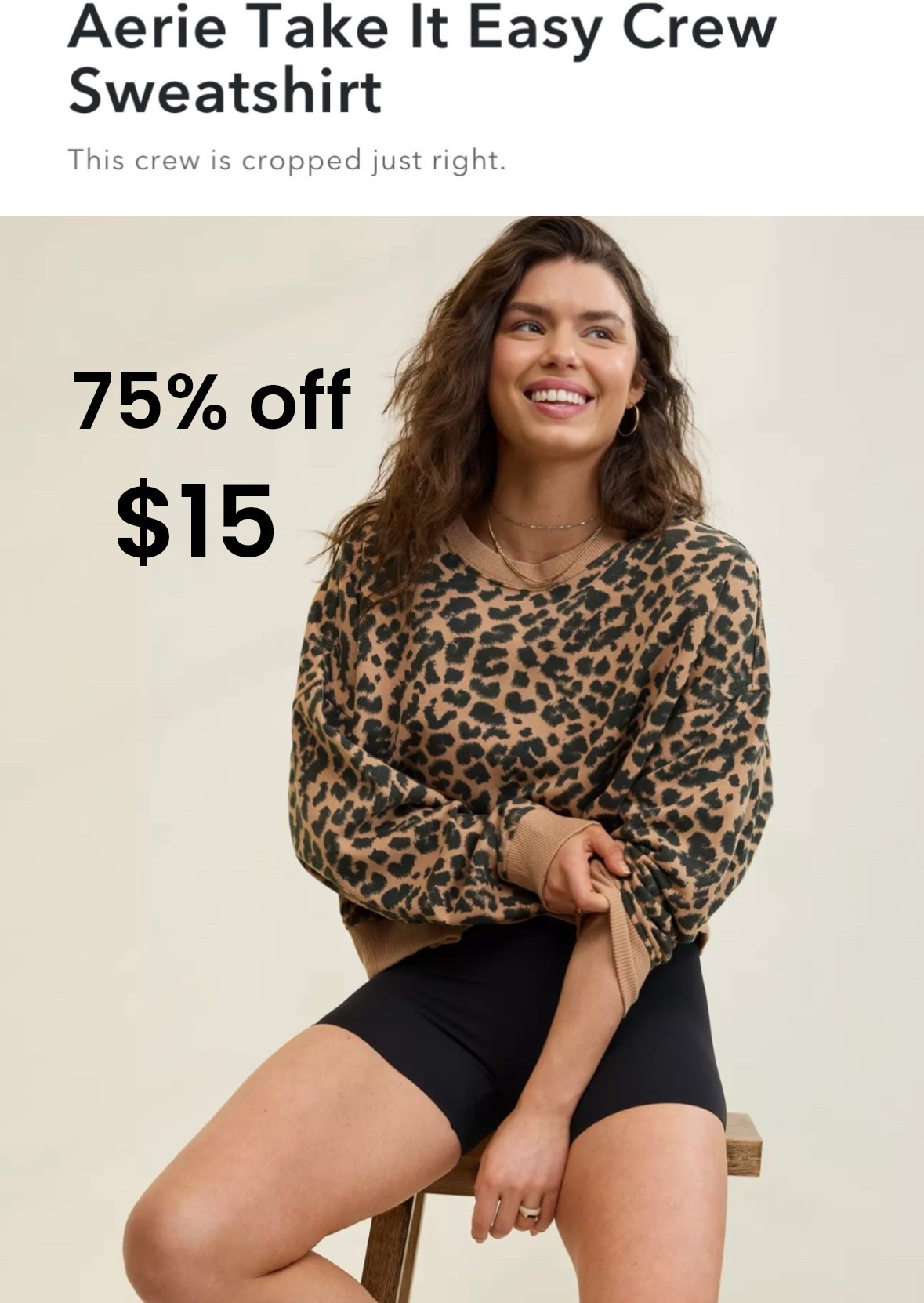 $15 cropped sweater 
Stay TTS

#LTKSaleAlert #LTKStyleTip #LTKFindsUnder50