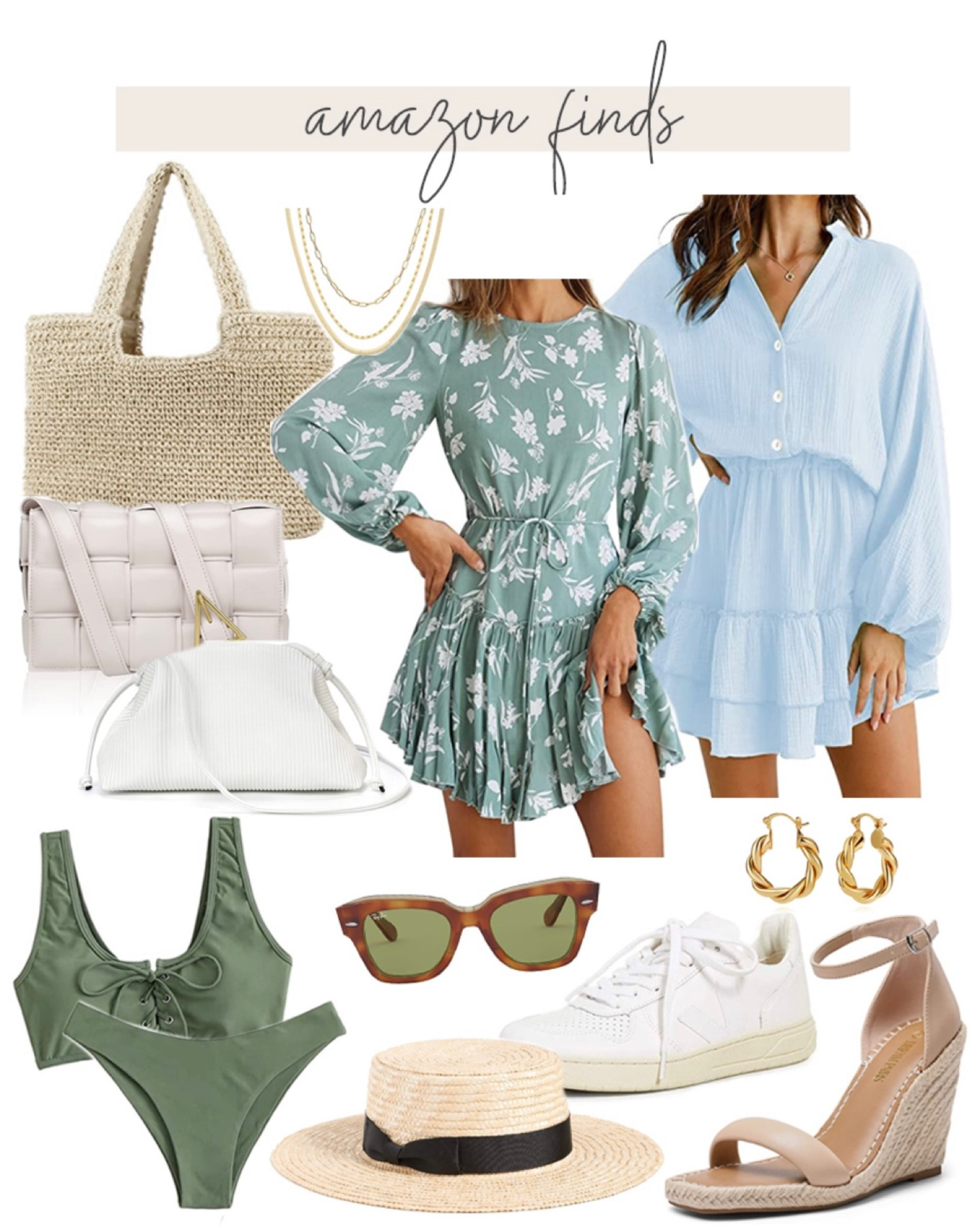 New Amazon fashion finds!

#amazonfashion #amazonfinds #resortwear #springdress #strawtote #amazonswim 

#LTKswim #LTKunder100 #LTKSeasonal