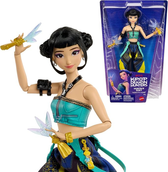 \u200bMattel Kpop Demon Hunters HUNTR/X Zoey Fashion Doll | Amazon (US)
