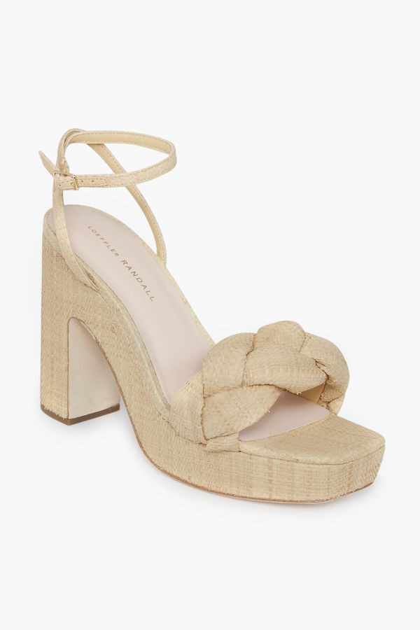 Natural Fae Platform Sandal With Braid | Tuckernuck (US)