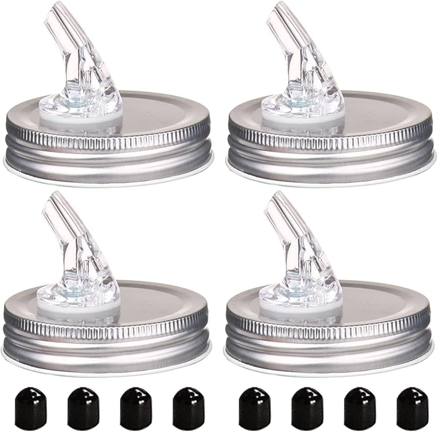 Mason Jar Pour Spouts. free flow Mason Jar Pour Spouts, mason jar for spout regular mouth size 70... | Amazon (US)