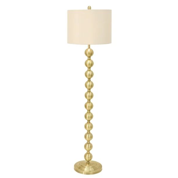 59" Stacked Ball Floor Lamp Made of Steel in Multiple Finishes | Walmart (US)