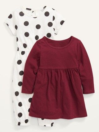 2-Pack Jersey One-Piece and Dress for Baby | Old Navy (US)
