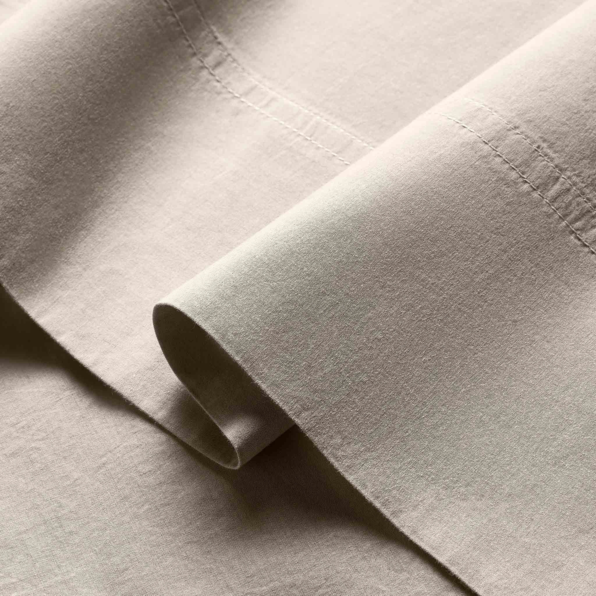 Brooklinen Washed Classic Percale Move-In Bundle in Oak Chambray | Brooklinen